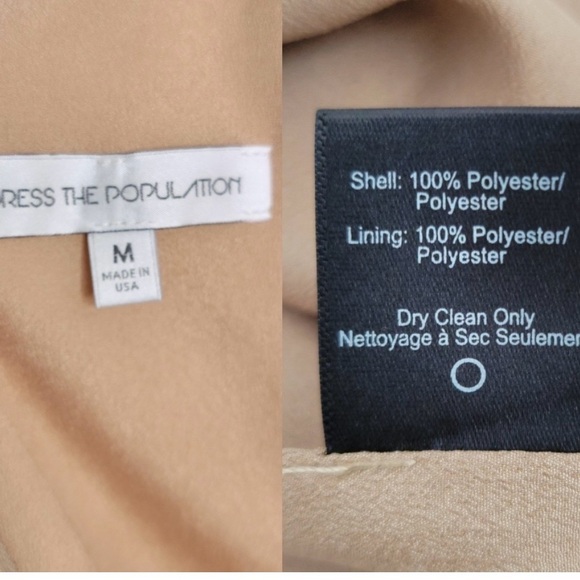 Dress the Population Melina Lace Gold & Ivory Maxi Dress - Picture 12 of 14